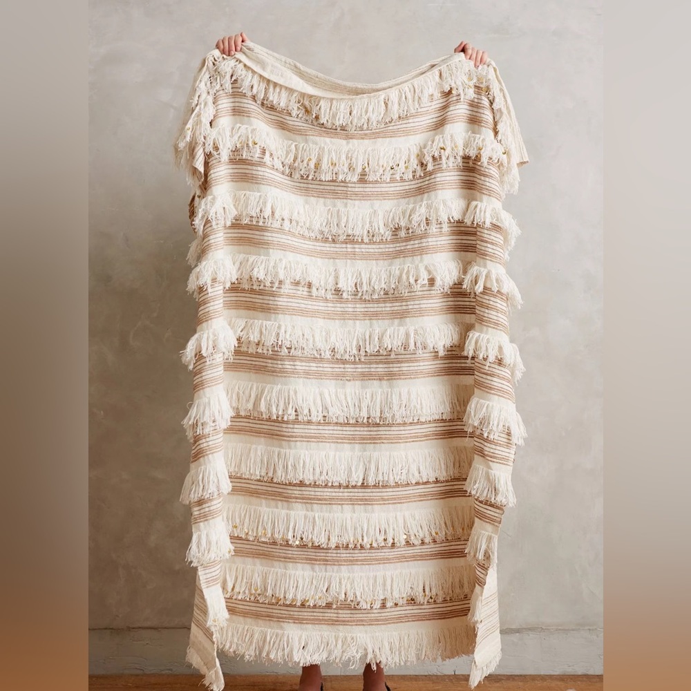NWOT Anthropologie Moroccan wedding blanket